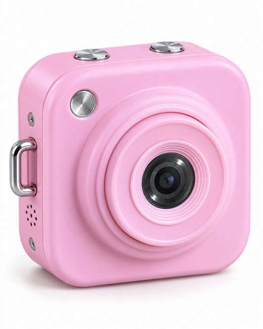 Q16 Mini CCD Digital Camera – Pink& black Pocket Camera for Kids