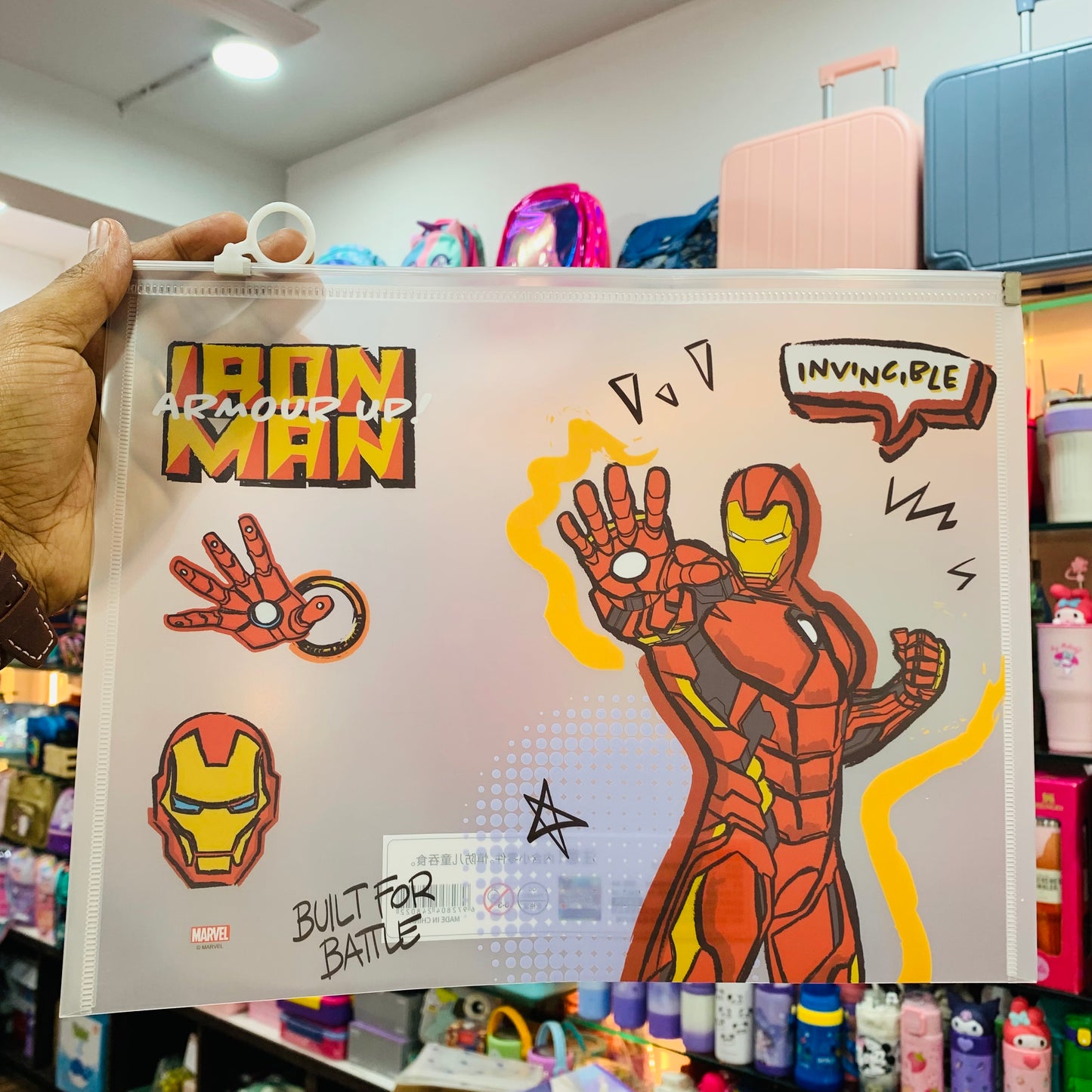 Marvel Superhero Document & Stationery Zip Folder – A4 Size