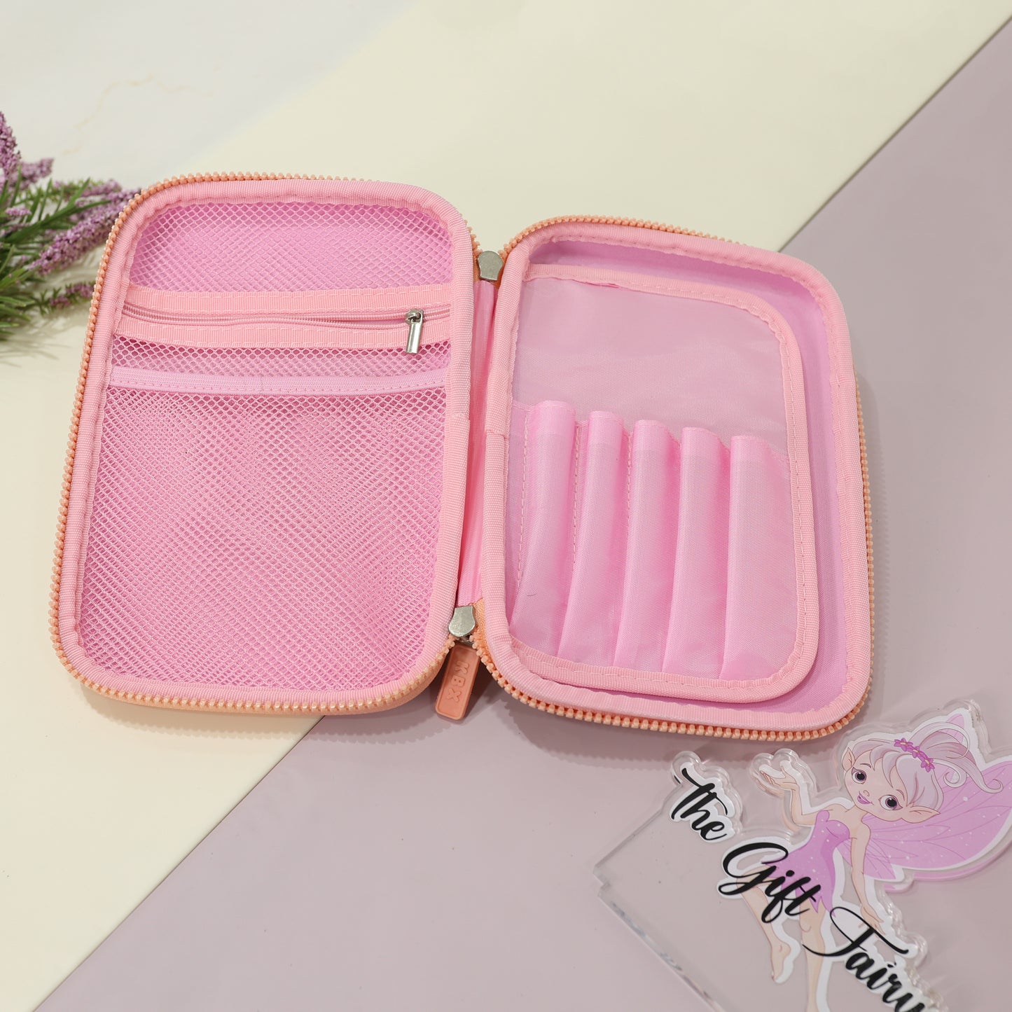 Cute Kids Stationery Pouch – Capybara & Bear Design