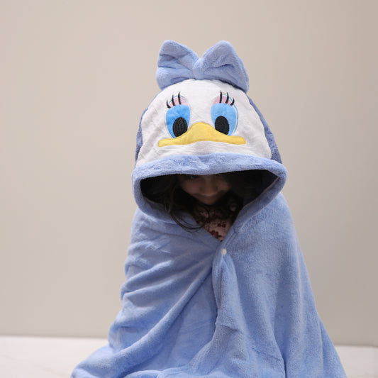 Donald Blue Hooded Soft Towel.