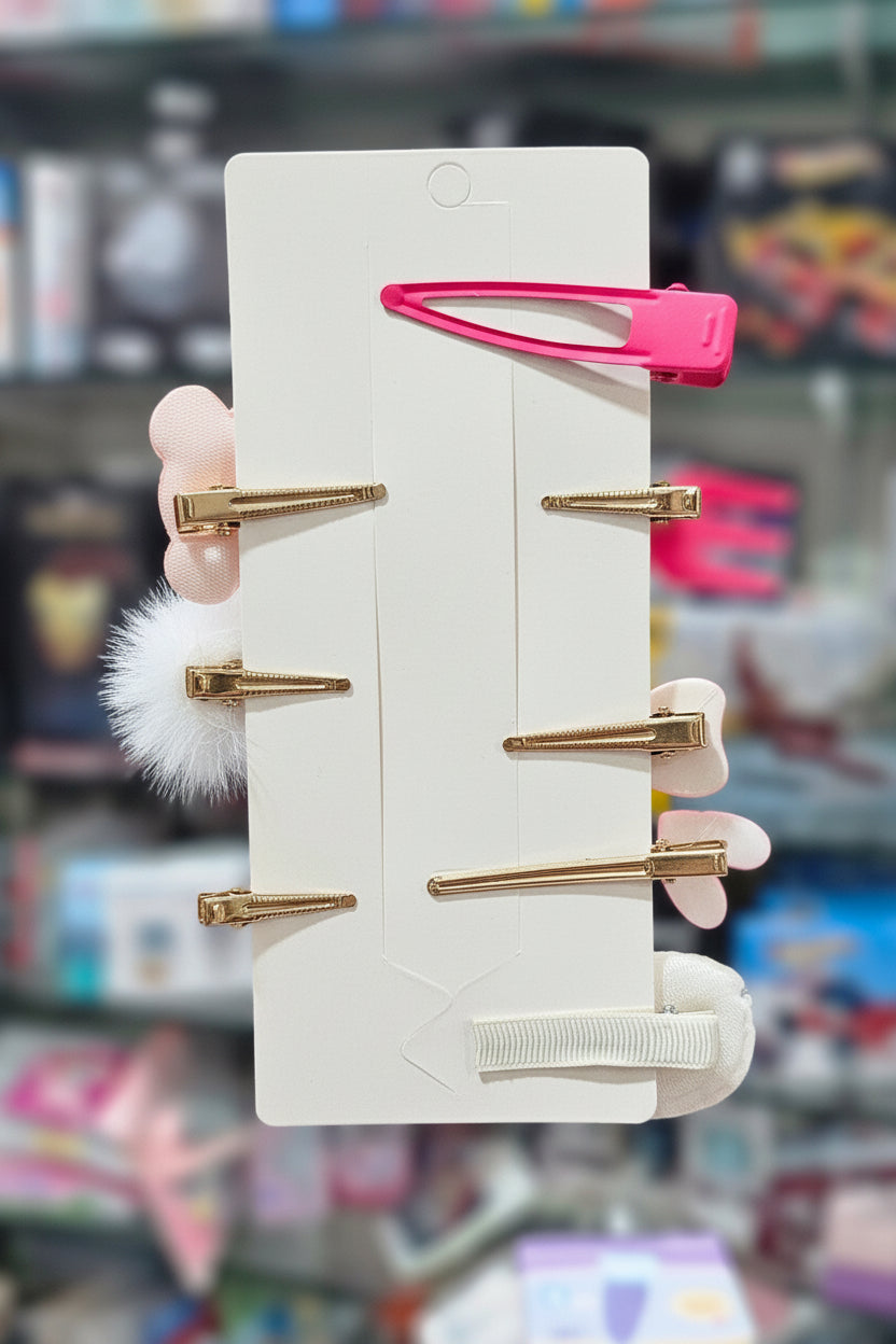 Cute Korean Hair Clips. Kuromi| Lotso | Kitty | Bear | Barbie.