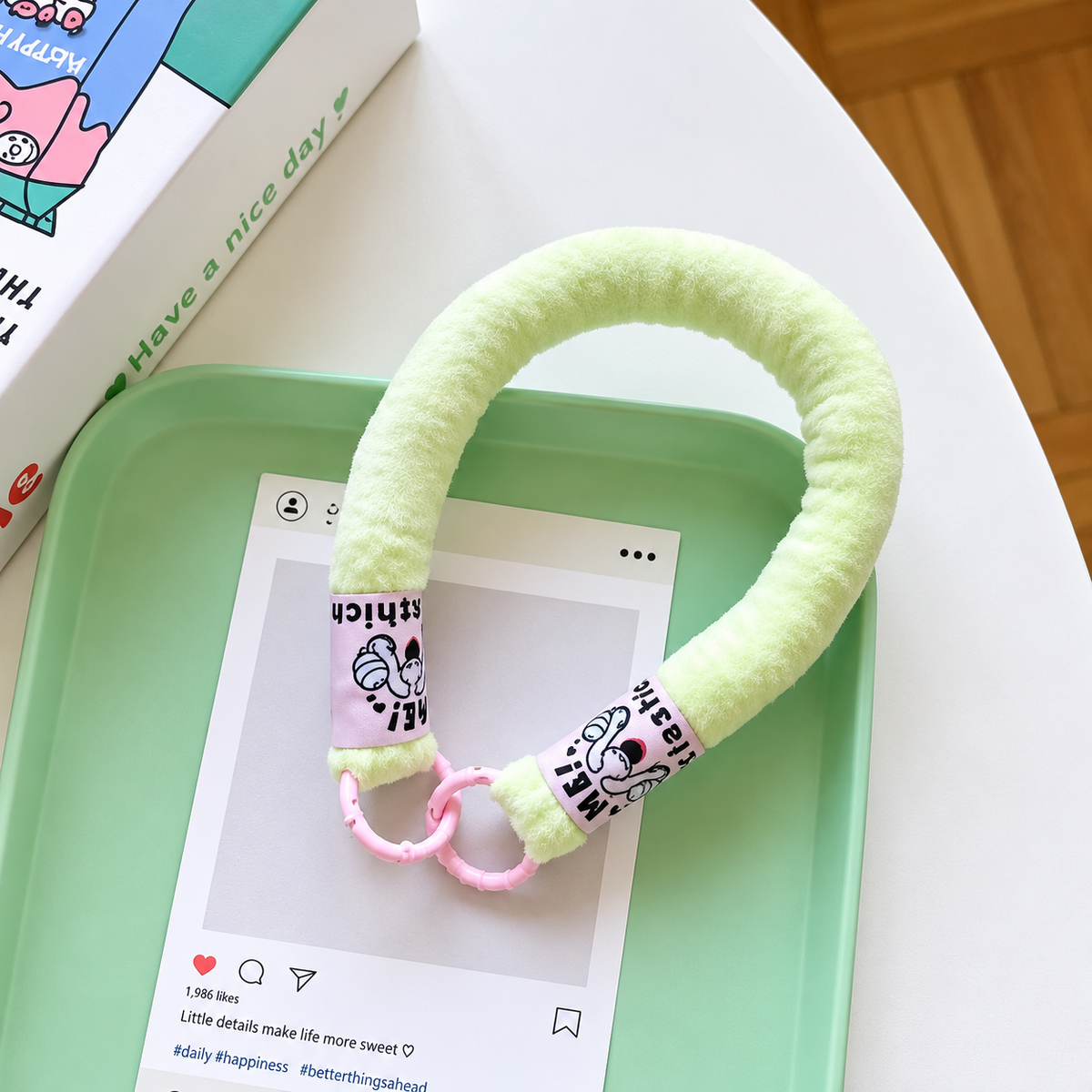 Fluffy Plush Wrist Strap | Cute Plush Hand Strap