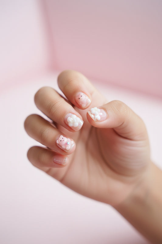 Aesthetic Press-On Nails for Kids.
