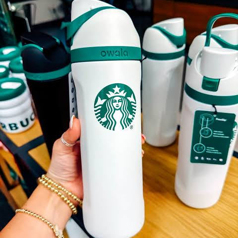 Owala×Starbucks Edition. 24 oz / 710 ml.