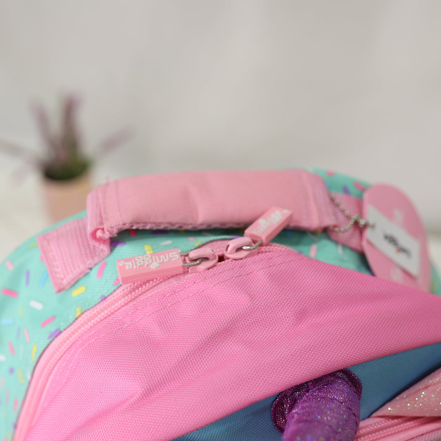 Smiggle Kids Trolley School Backpack Unicorn Pink