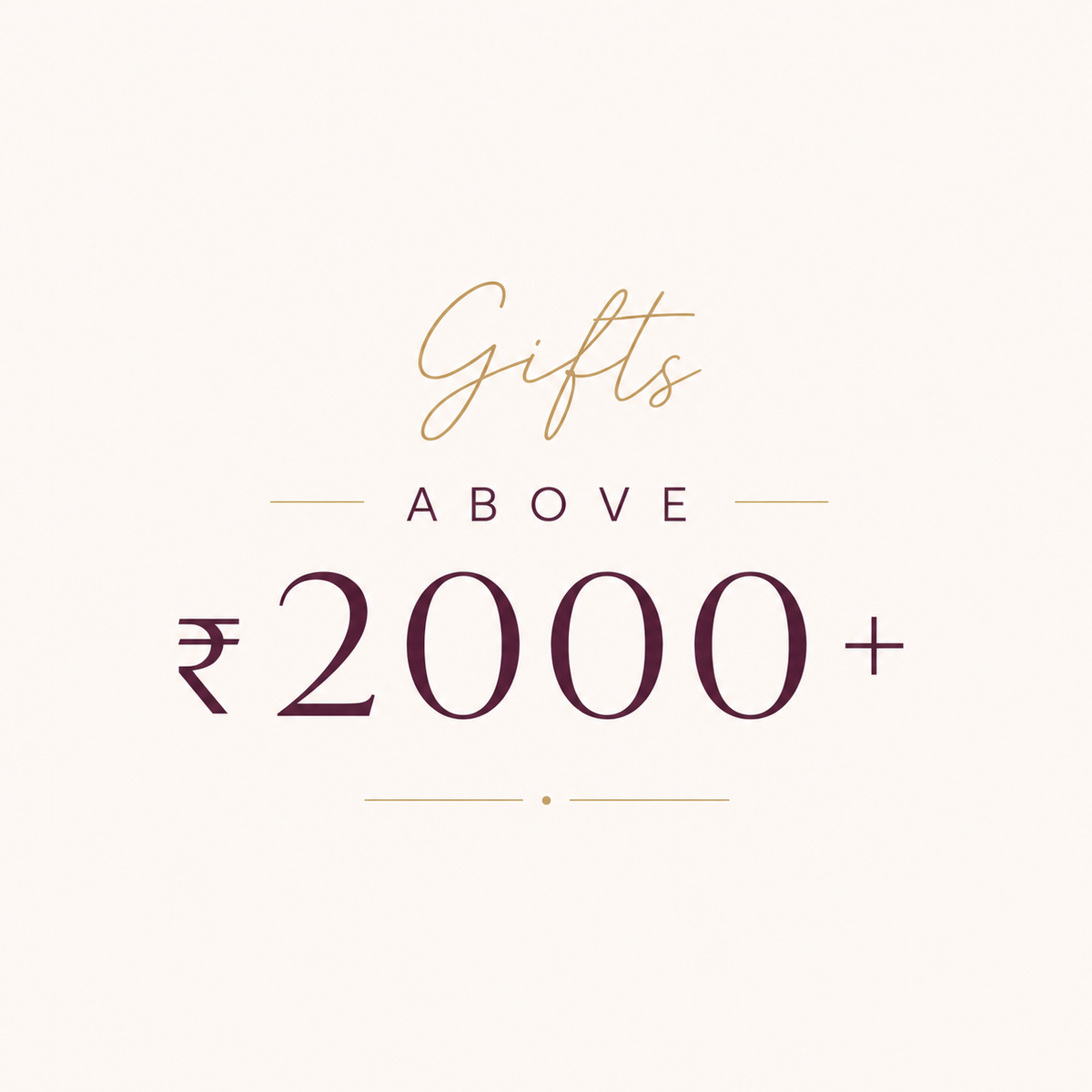Gifts above ₹2000
