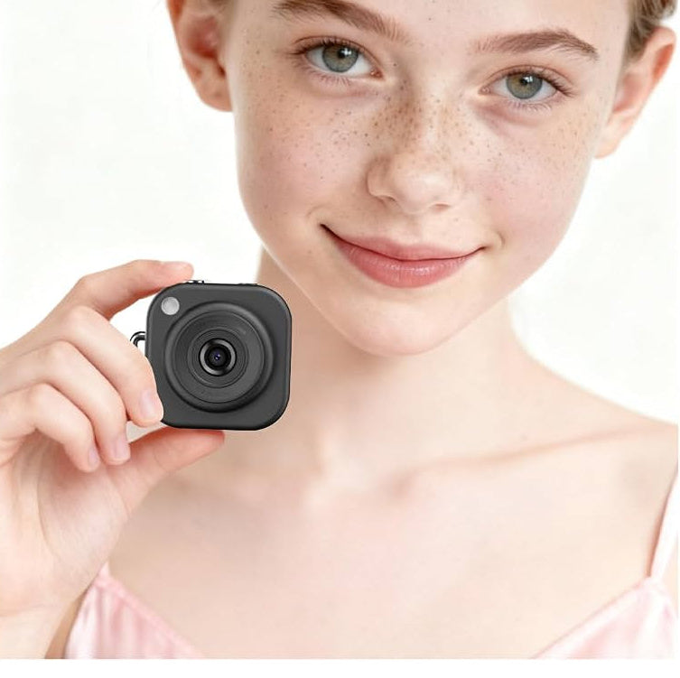 Q16 Mini CCD Digital Camera – Pink& black  Pocket Camera for Kids
