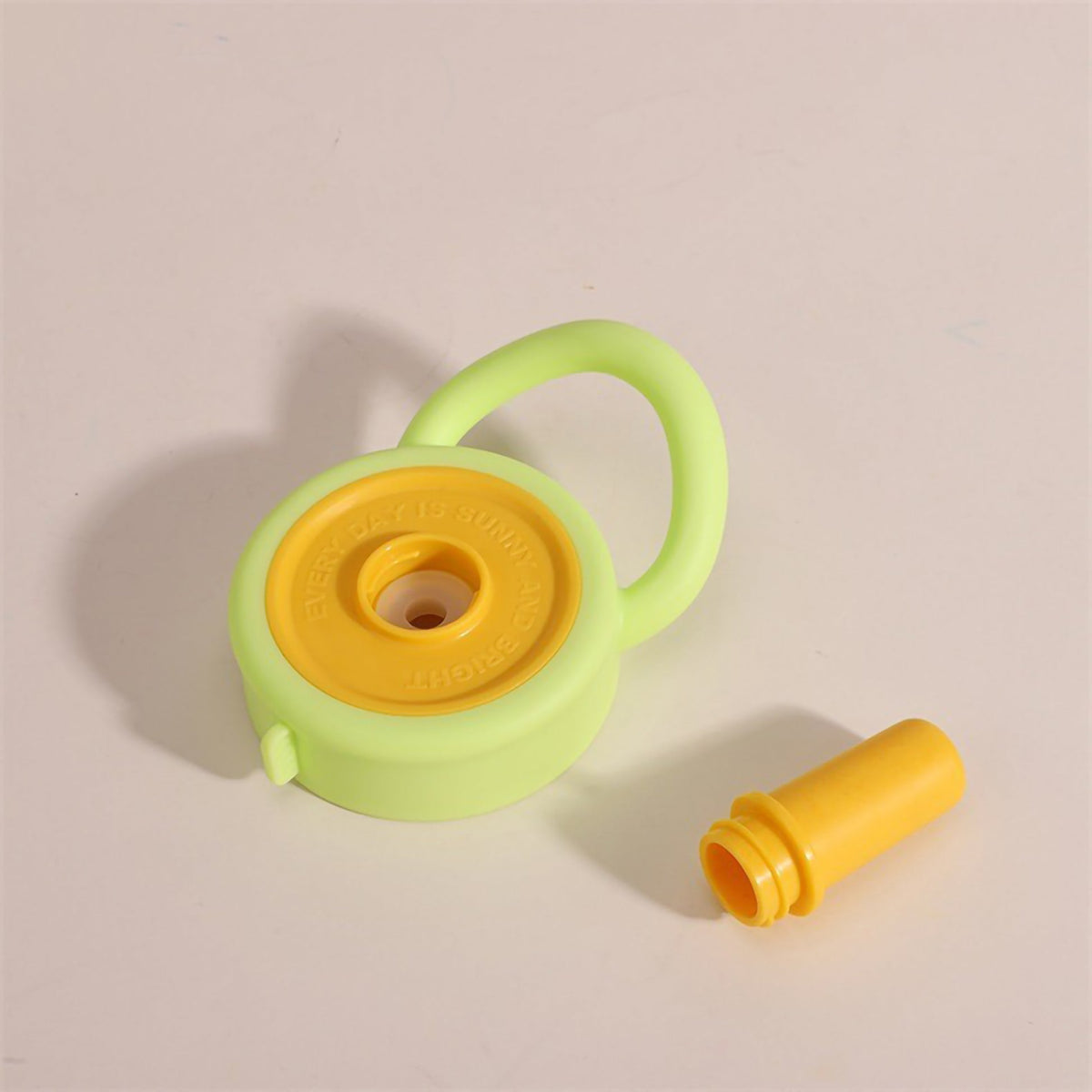 Pastel Wavy Design Water Bottle with Straw & Handle – Stay Happy Sipper Bottle