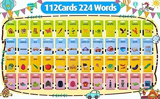 Card Early Education Device – Learning Flash Card Machine for Kids