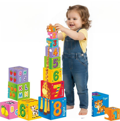 Toymate Stack O Fun Number Stacking Blocks (4+ Years)