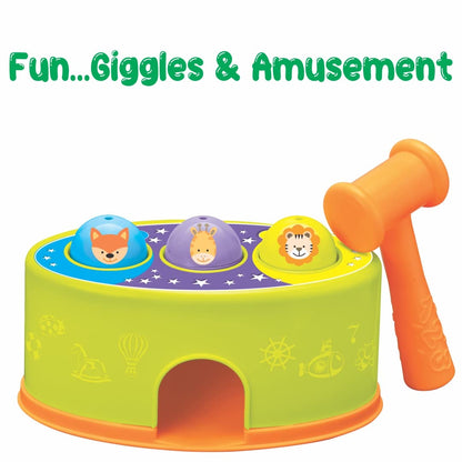 3 Strikes Hammer Ball Game – Toddler Activity Toy (18–36 Months)