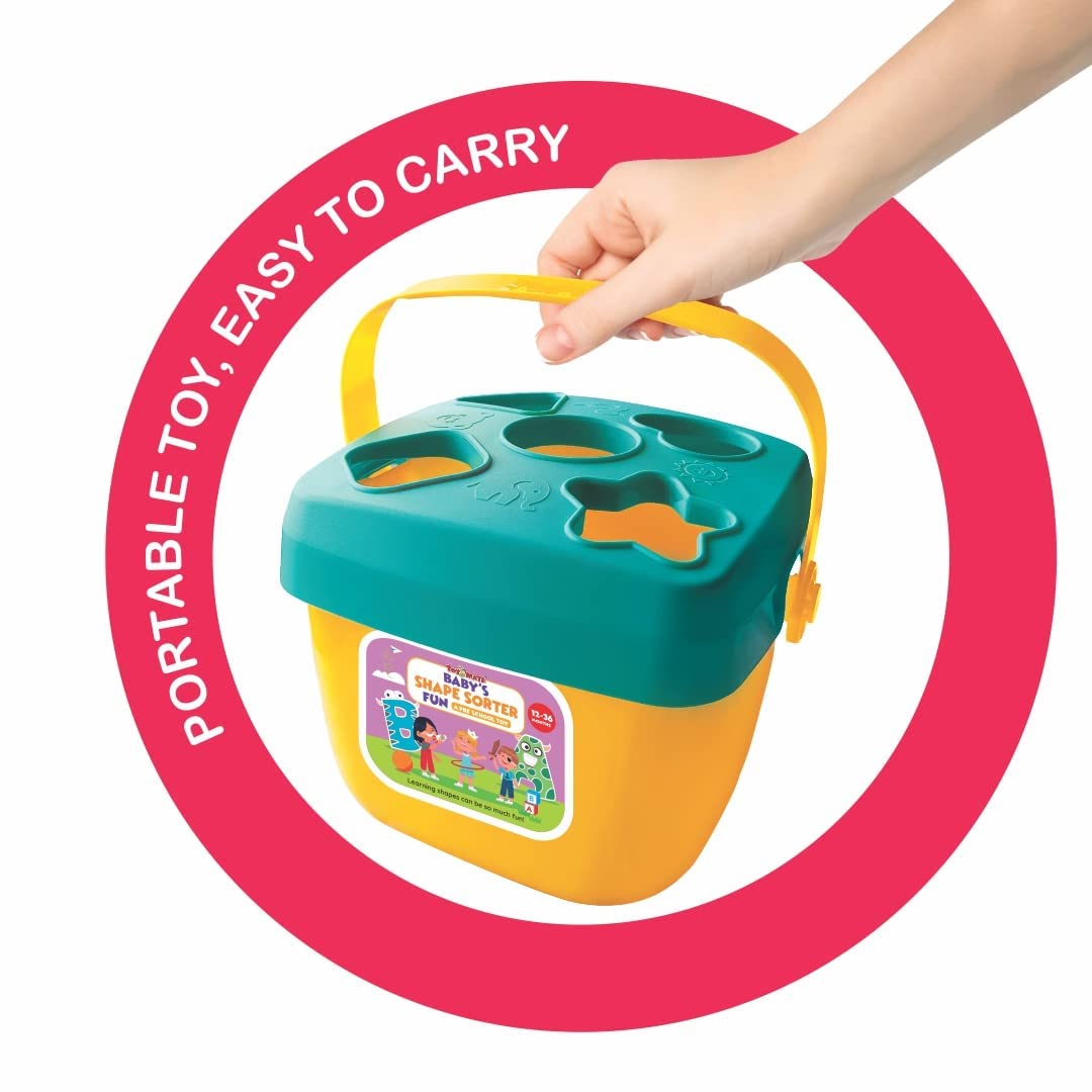 Cuppy Shappy 3 in 1 Combo Gift Set – Stacking Cups & Shape Sorter (12–36 Months)