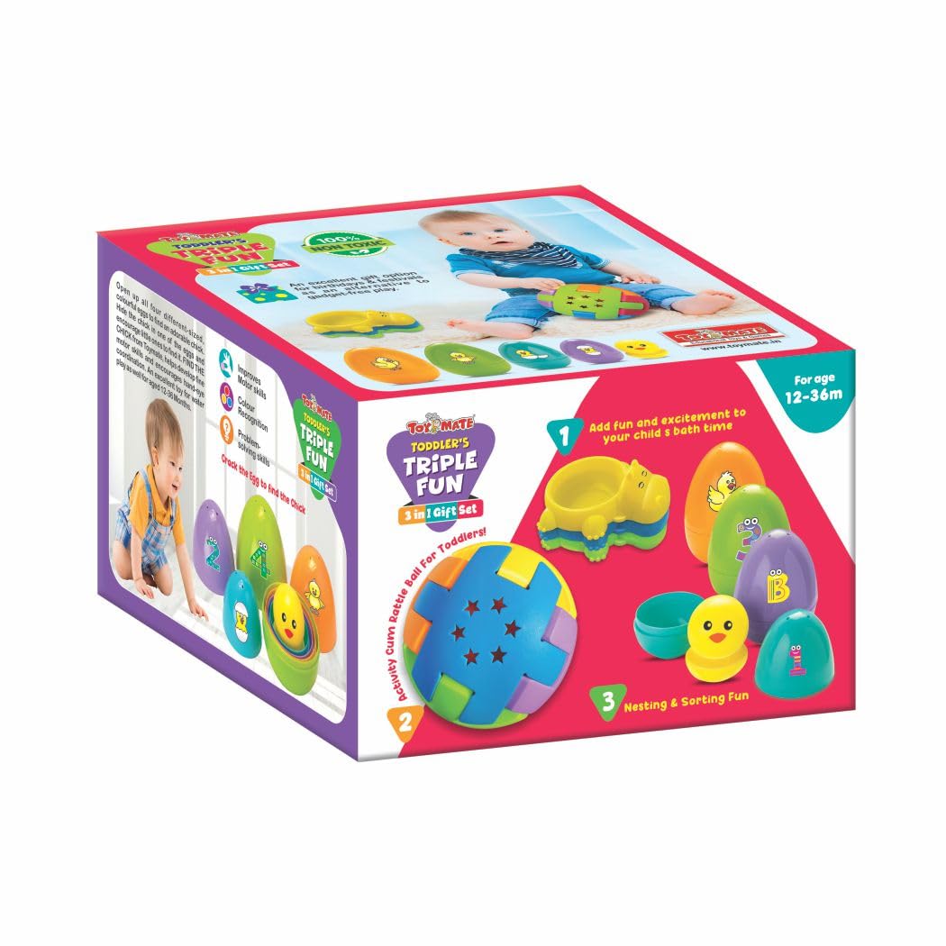 Toddler’s Triple Fun 3-in-1 Activity Gift Set (12–36 Months)