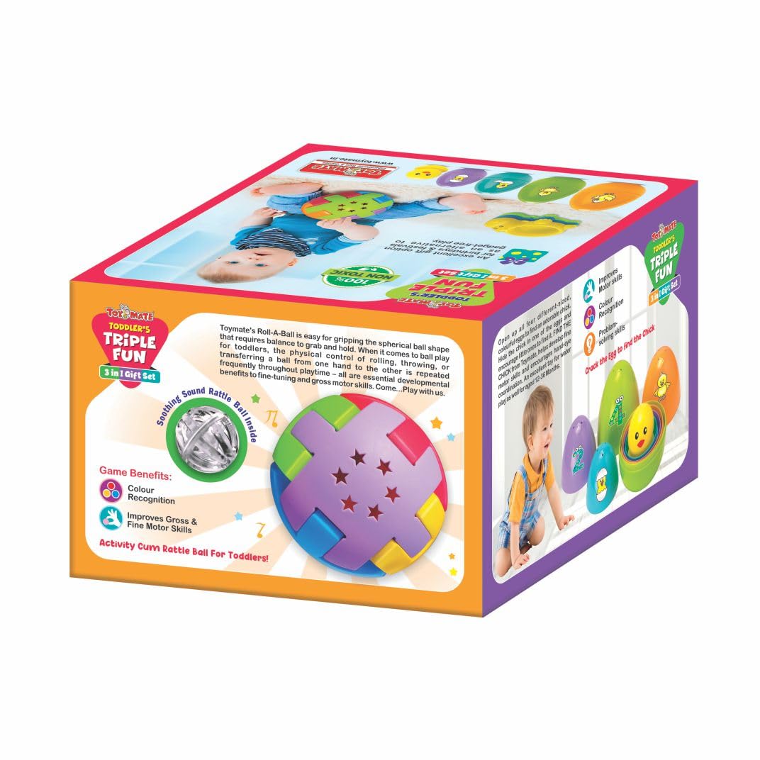 Toddler’s Triple Fun 3-in-1 Activity Gift Set (12–36 Months)