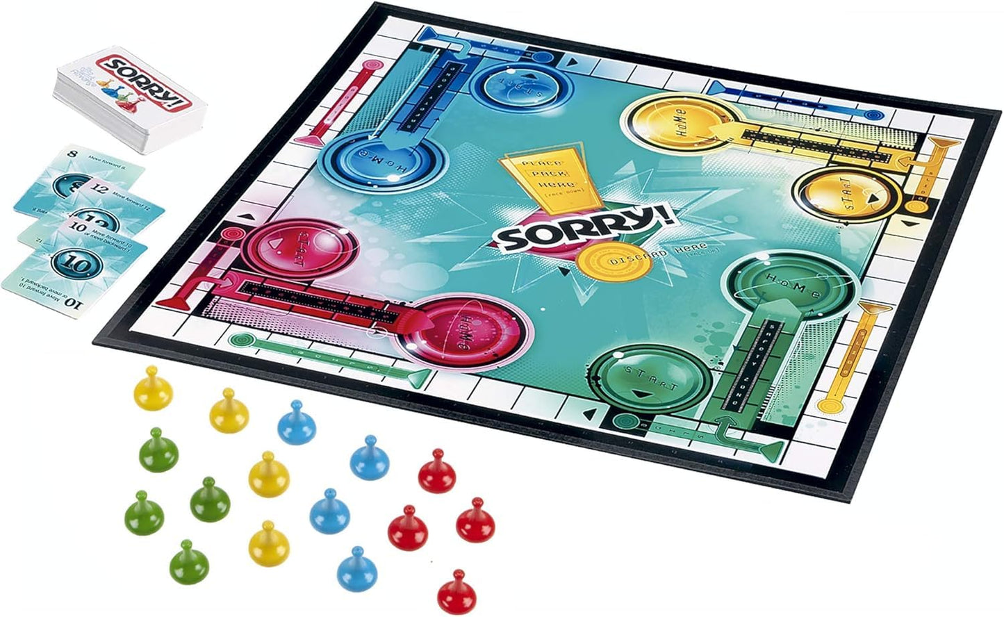 Sorry! Classic Board Game – Family Strategy Game for Kids & Adults (6+ Years)