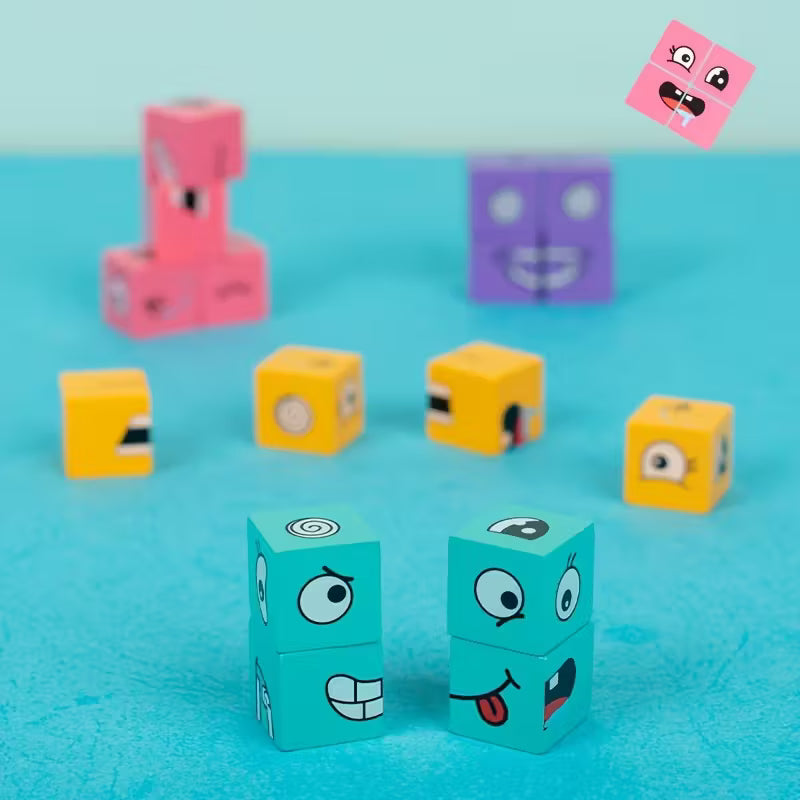 Emoji Cube Face Change Game for Kids with Bell | Age 3+