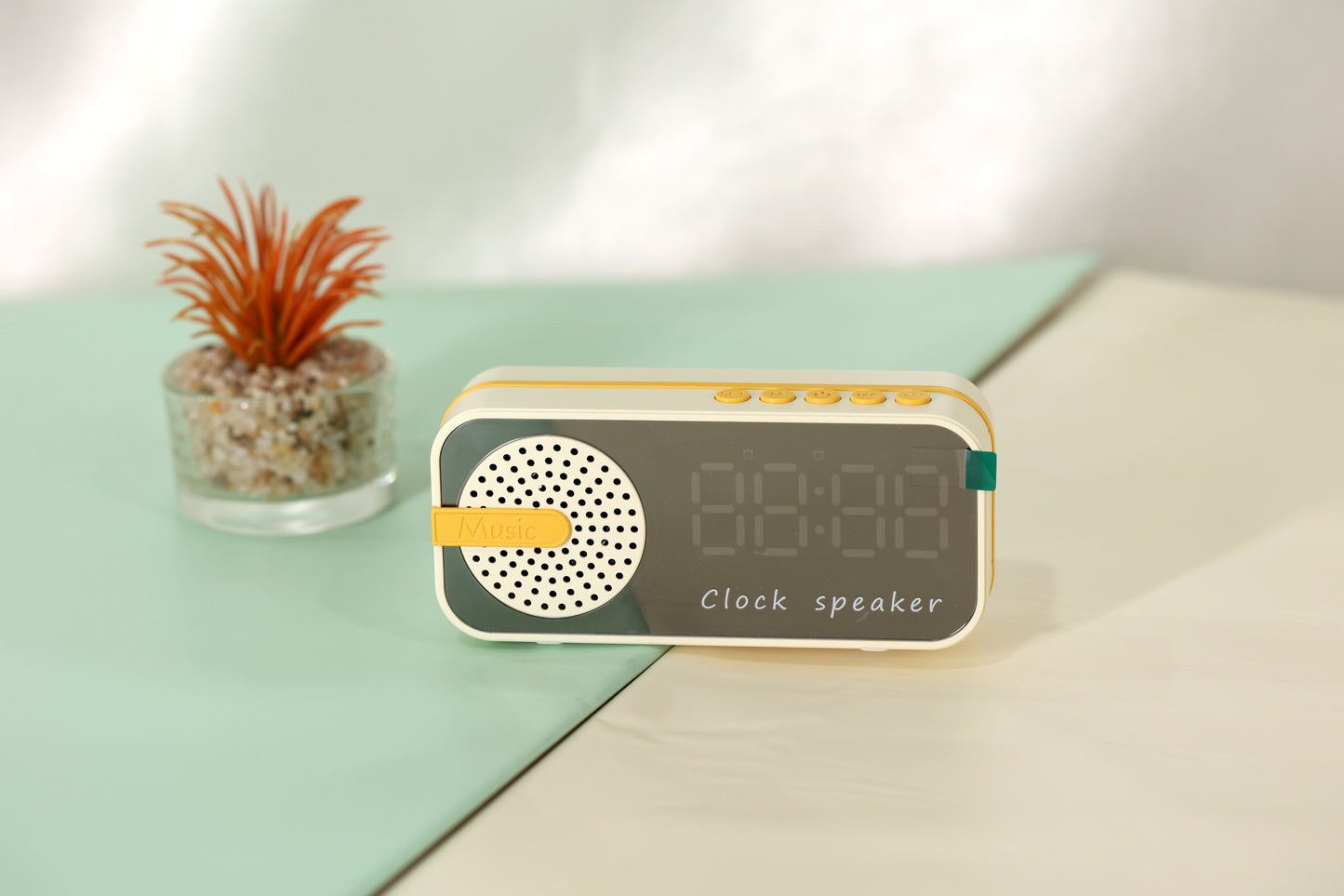 Multifunction Bluetooth Alarm Clock Speaker with LED Display