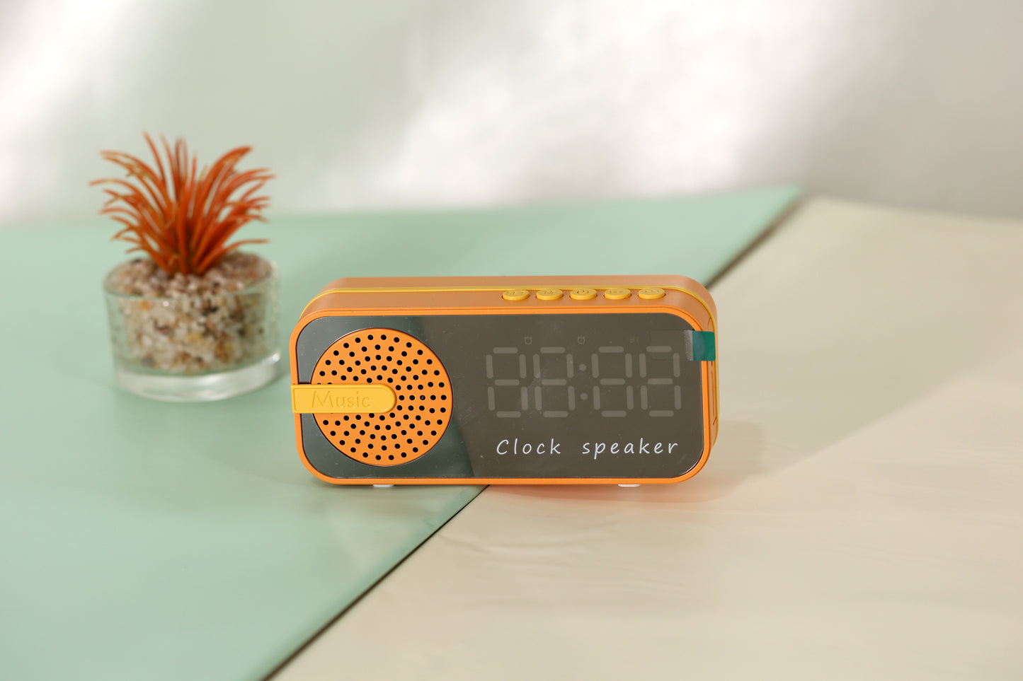 Multifunction Bluetooth Alarm Clock Speaker with LED Display