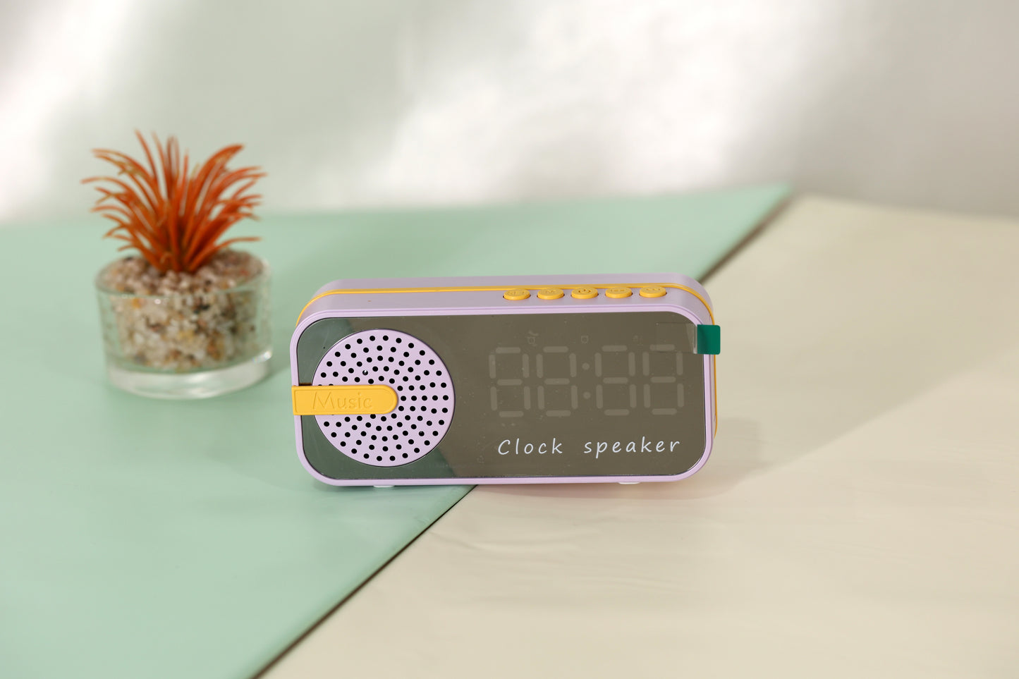 Multifunction Bluetooth Alarm Clock Speaker with LED Display