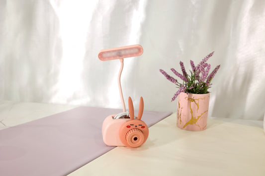 Cute Study Table Lamp with Inbuilt Pencil Sharpener