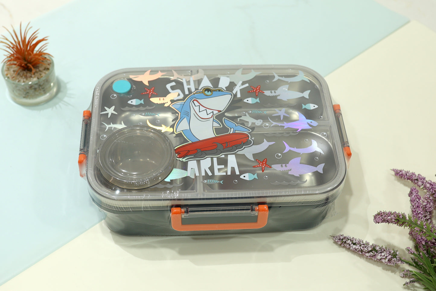 Vest Bento Kids Stainless Steel Lunch Box – Assorted Cartoon Prints (Prints May Vary)
