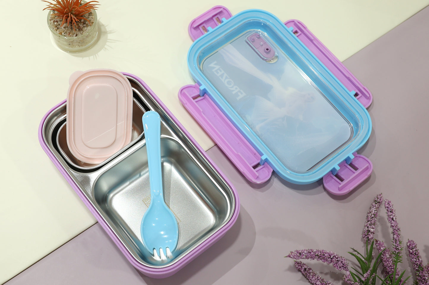 Kids Lunch Box with Stainless Steel Compartments [750ml]