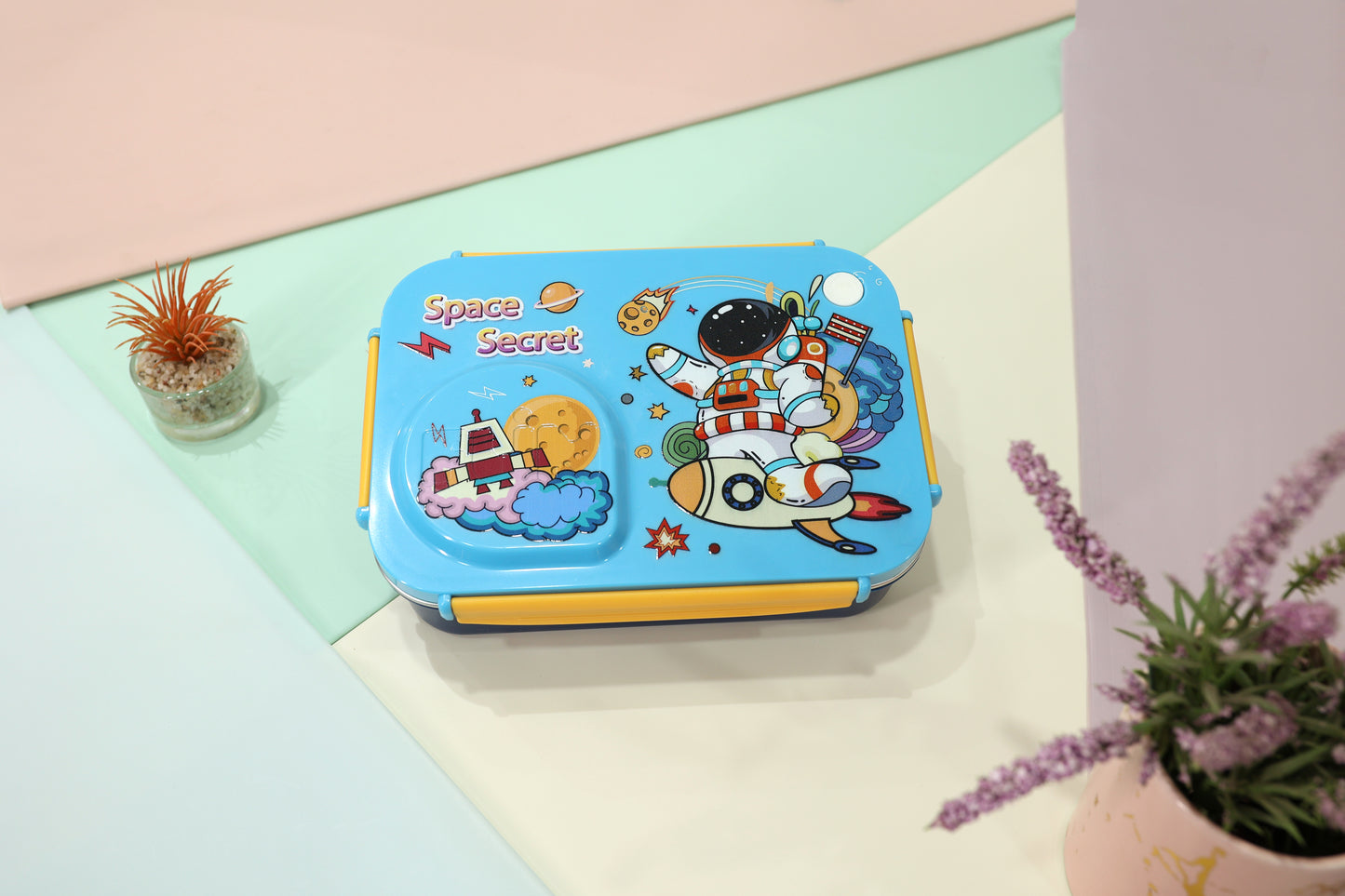 Bento Secret Kids Lunch Box with Stainless Steel Compartments.