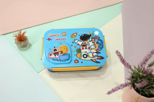 Bento Secret Kids Lunch Box with Stainless Steel Compartments.