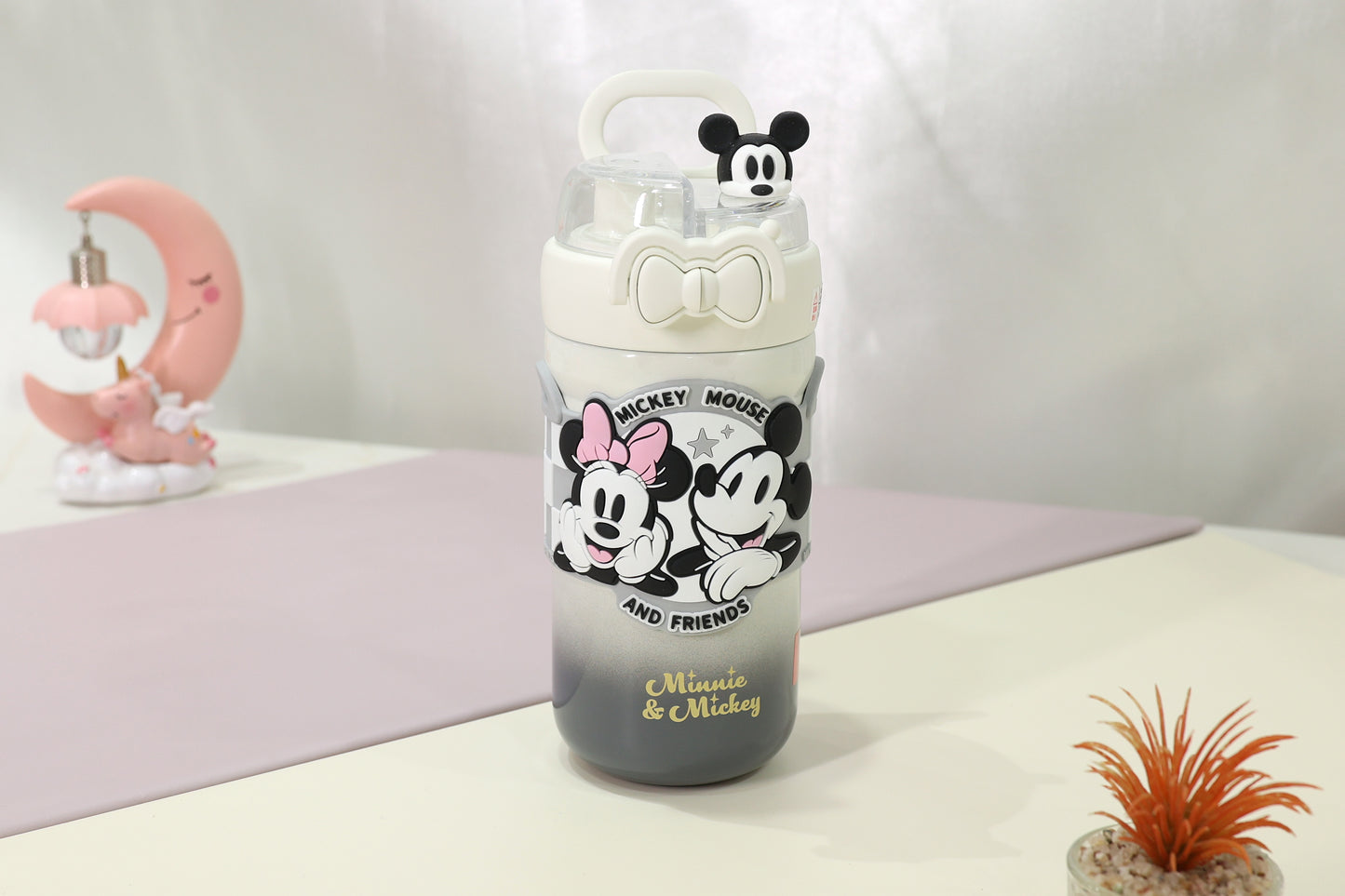 Zootopia Premium Dual Cap Cartoon Character Kids Water Bottle