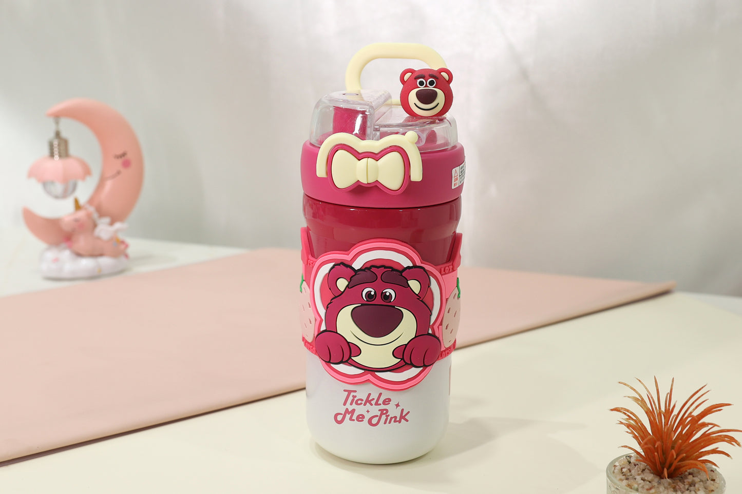 Zootopia Premium Dual Cap Cartoon Character Kids Water Bottle