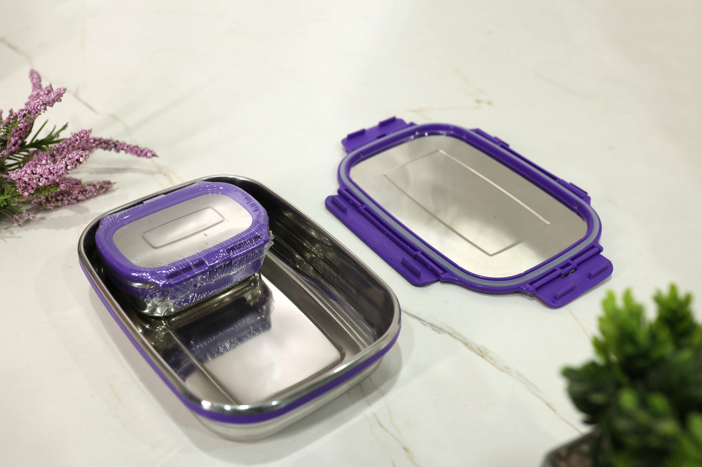 Veigo Stainless Steel Lunch Box for Kids – Leakproof (Multiple Designs