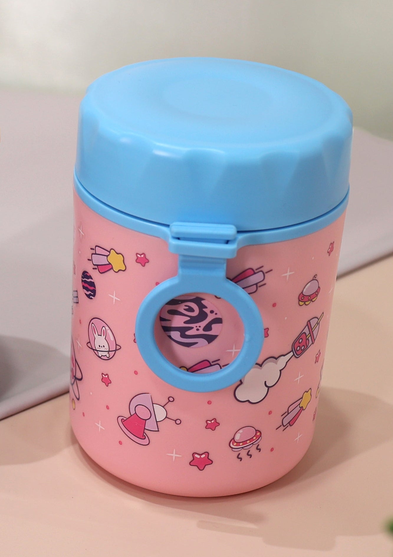Kids Insulated Stainless Steel Food Jar – Space Design