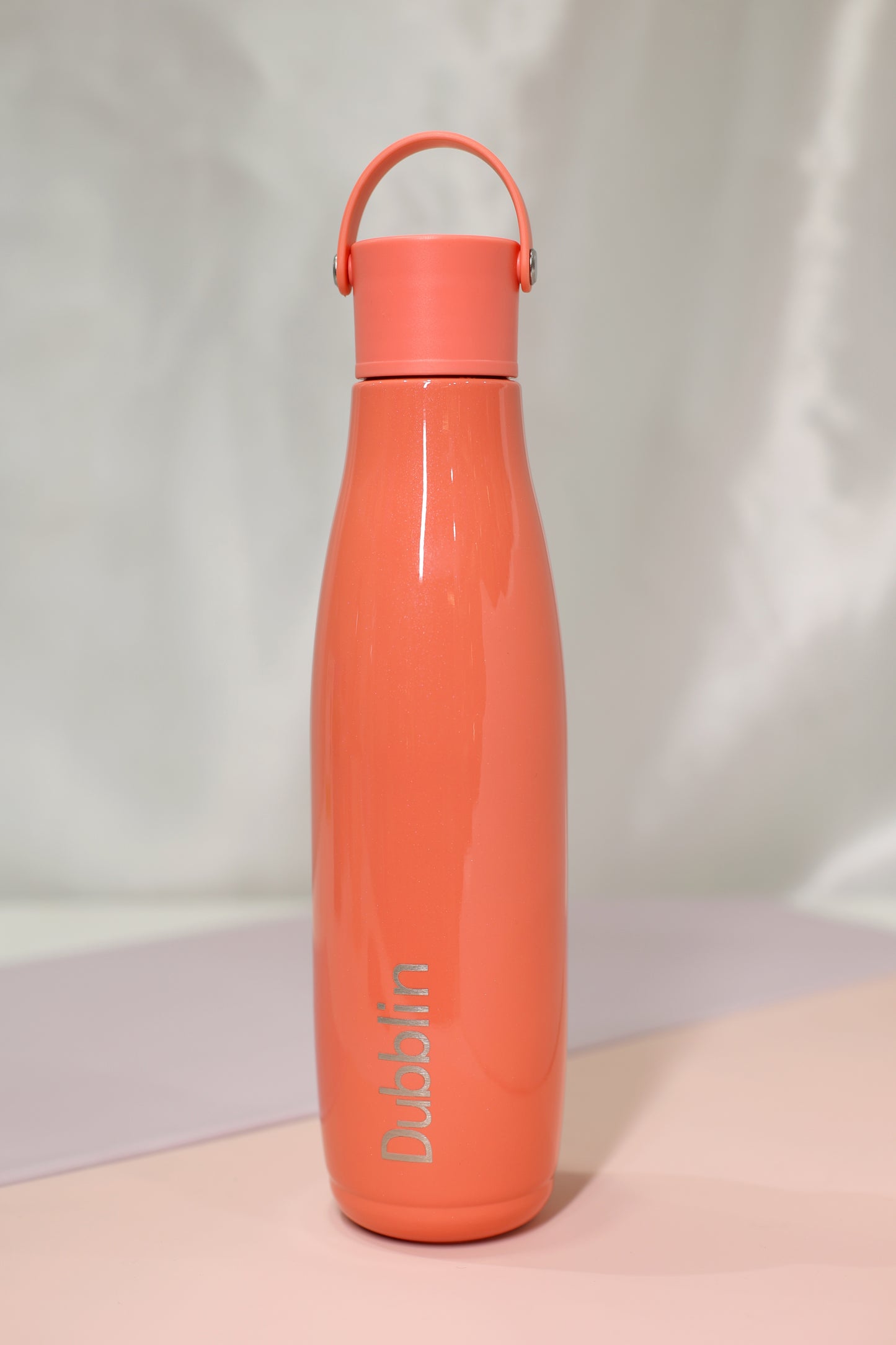 Dubblin KIWI Stainless Steel Glossy INSULATED Water Bottle with Carry Handle [750ML]