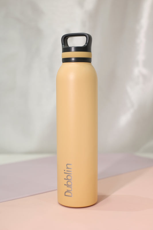 Dubblin RIO 900 Stainless Steel Insulated Water Bottle | Warm Mustard