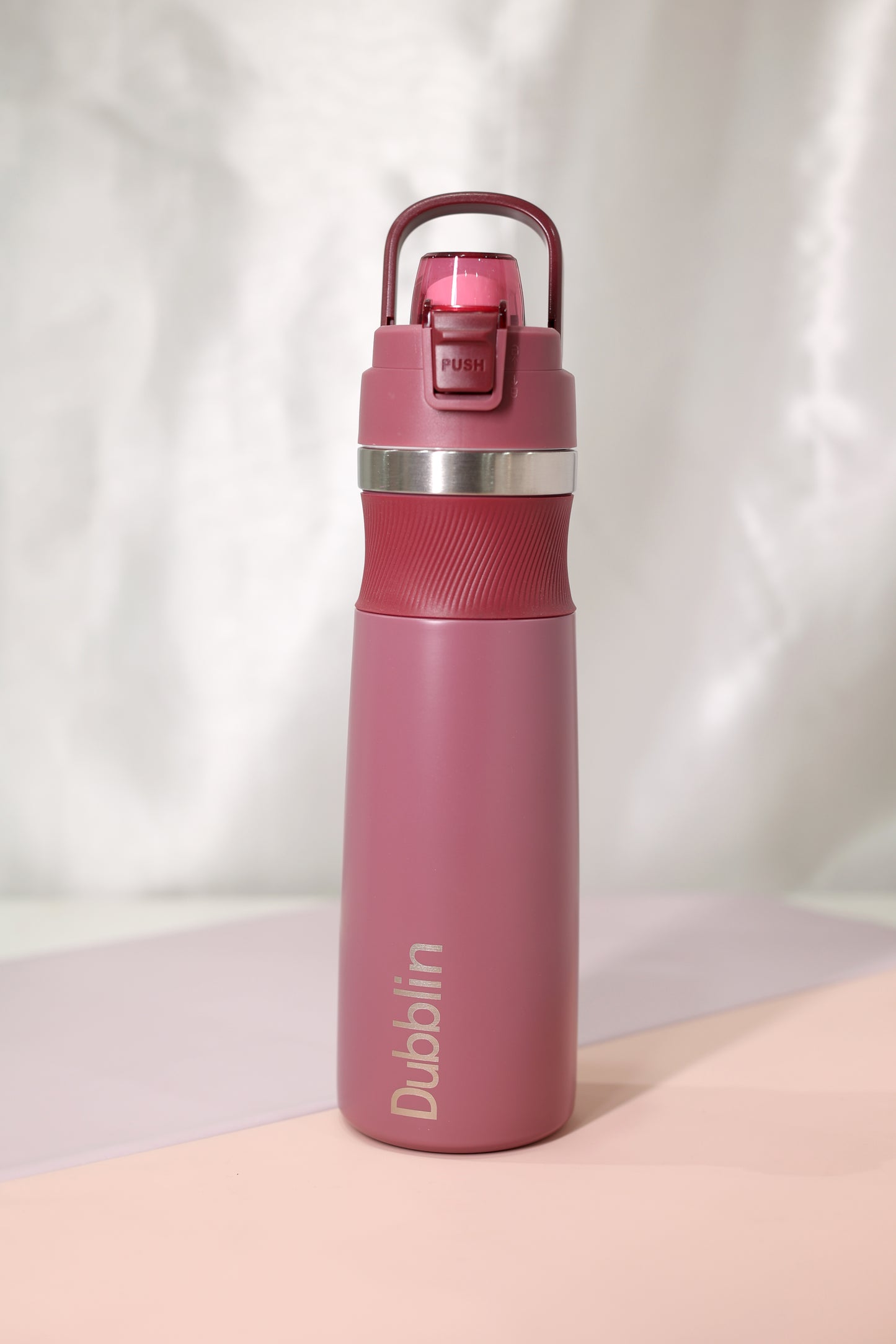 Dubblin BELL Double Wall Insulated Stainless Steel Bottle [900ml,600ml]| Rose Blush