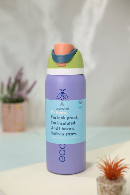 Ecovial 32oz Vacuum Insulated Bottle | Sip n Swig