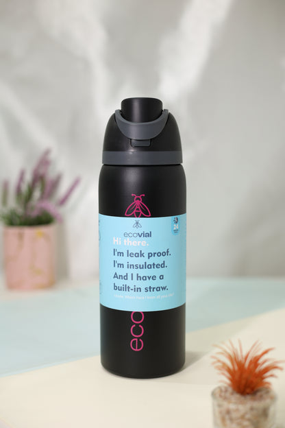 Ecovial 32oz Vacuum Insulated Bottle | Sip n Swig