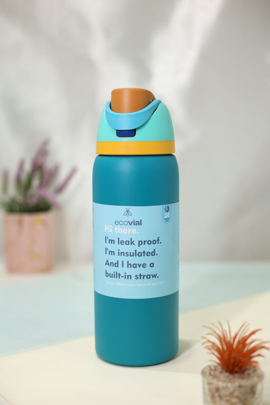 Ecovial 32oz Vacuum Insulated Bottle | Sip n Swig