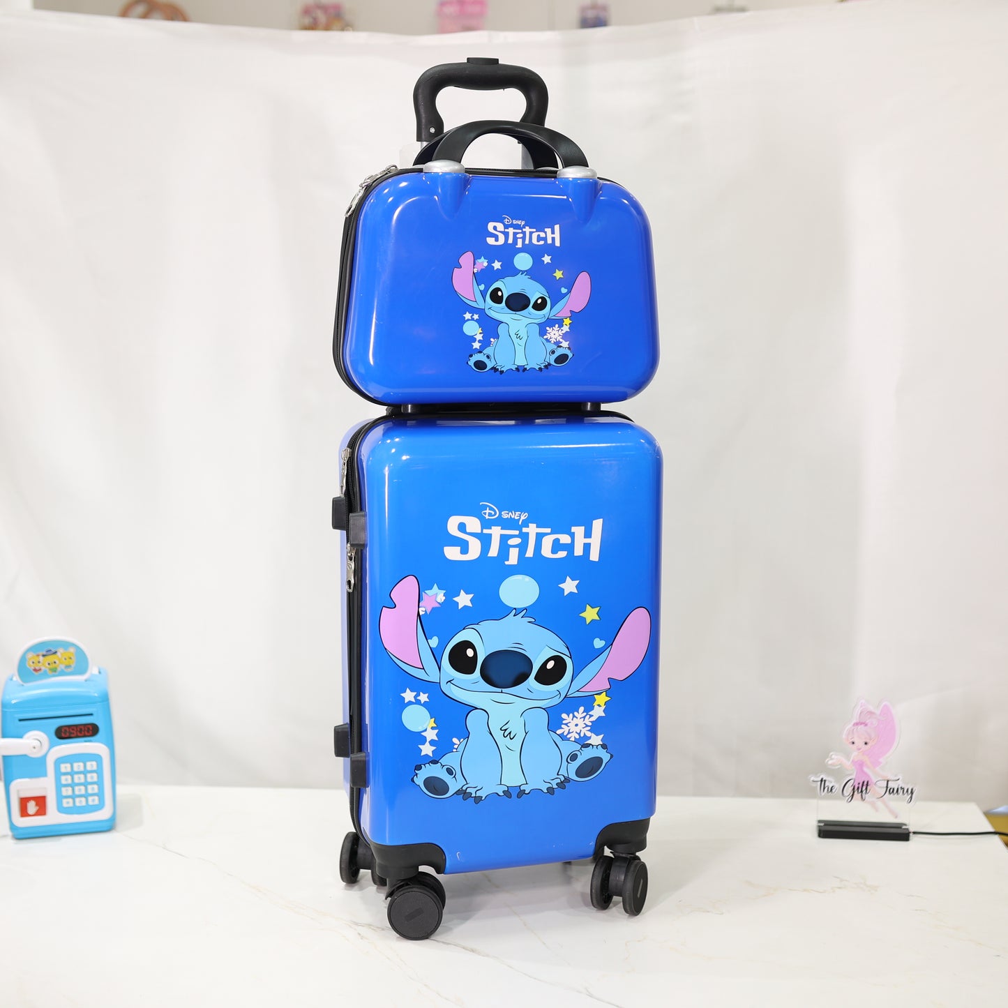 Kids Character Trolley Suitcase with Mini Carry Case Set [20 inch]