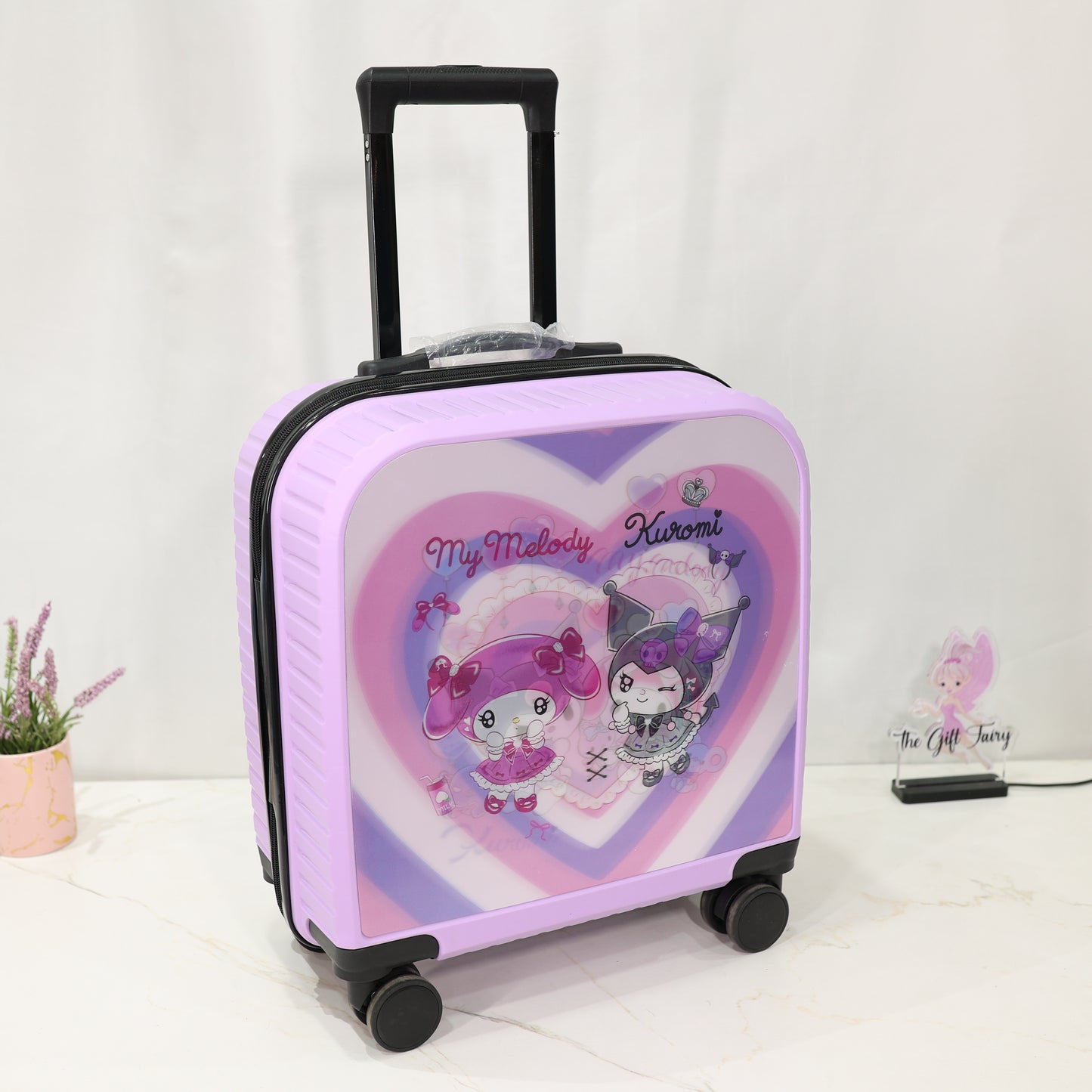 3D Kids Hardcase Trolley Luggage with Cartoon Print | Lightweight Travel Suitcase [17 INCH]