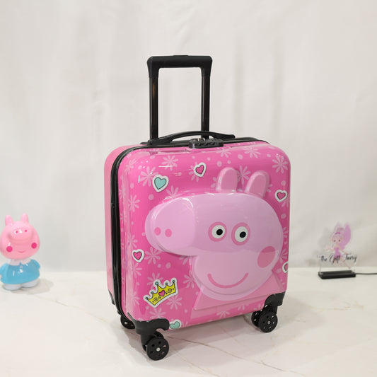 Peppa Pig Kids Premium Trolley Bag – Pink [18 inch]