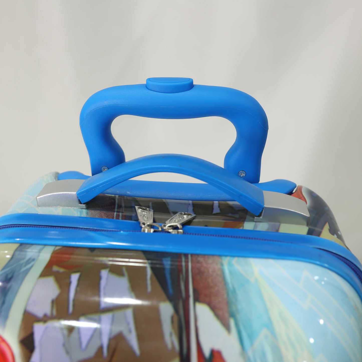 Marvel Spiderman Kids Hard Shell Trolley Suitcase – Blue [16 inches]