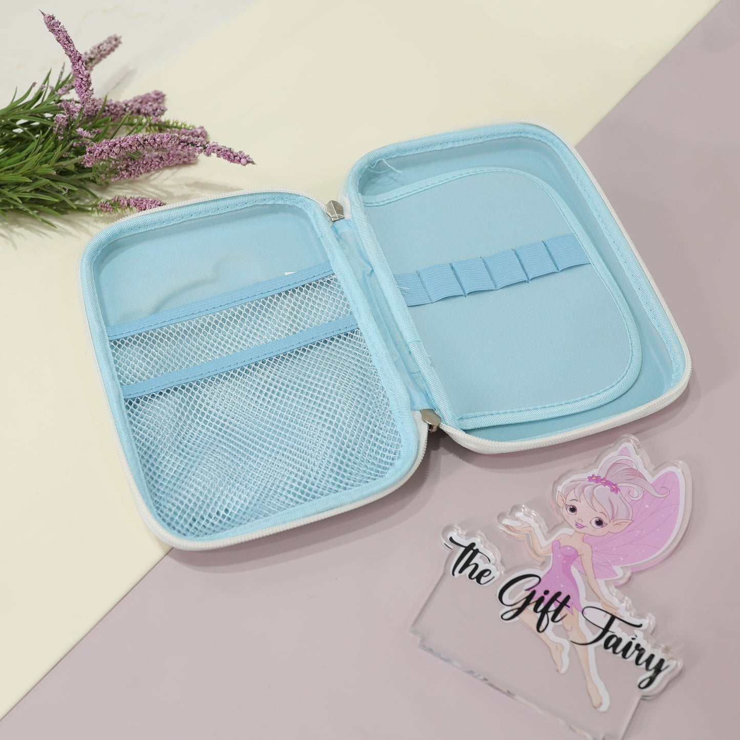 Cute Panda Hard Shell Pouch – White