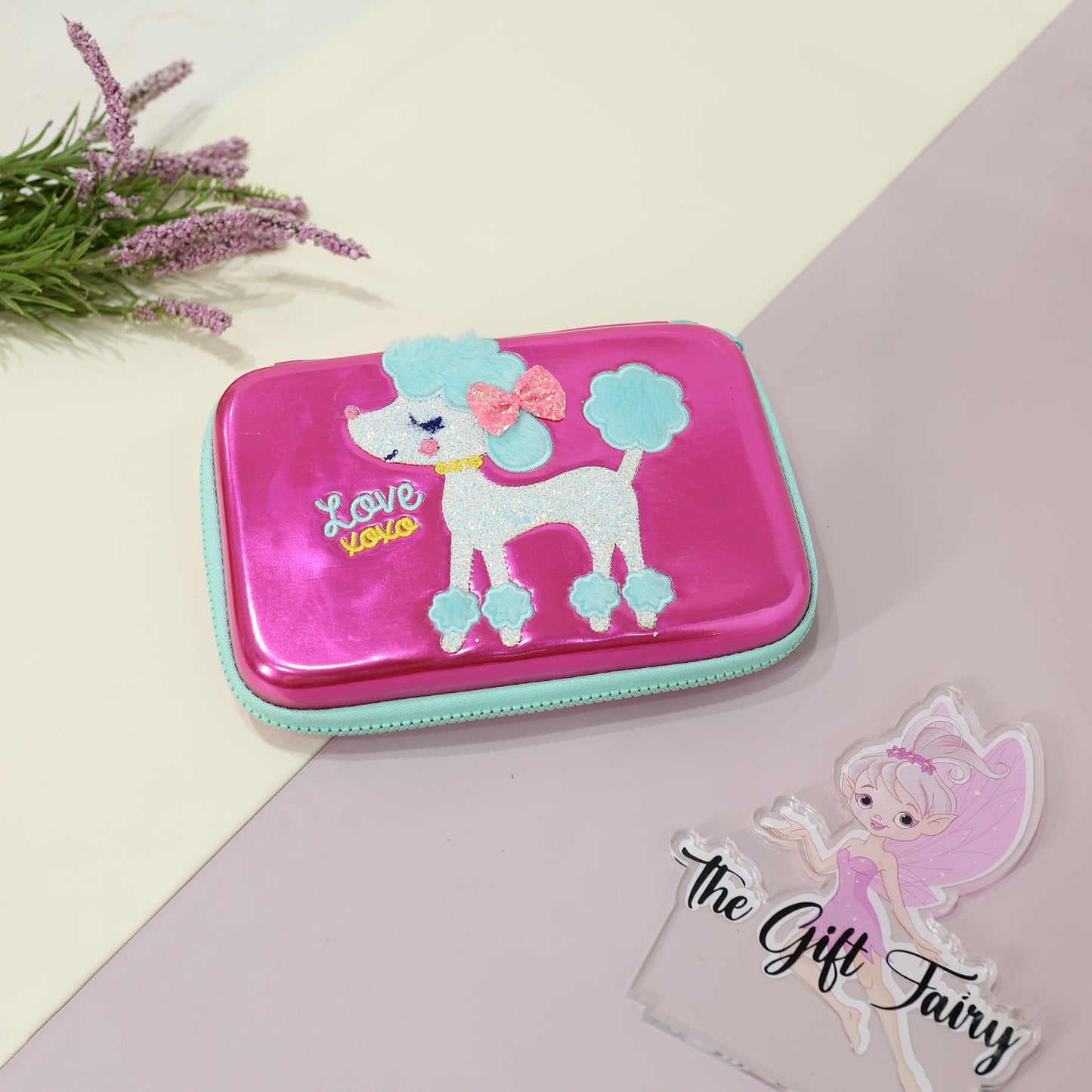 Glitter Kids Pencil Pouch – Pink