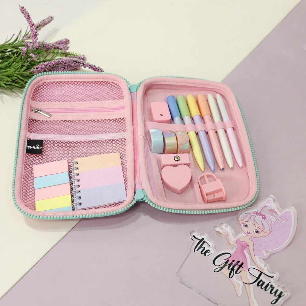 Glitter Kids Pencil Pouch – Pink