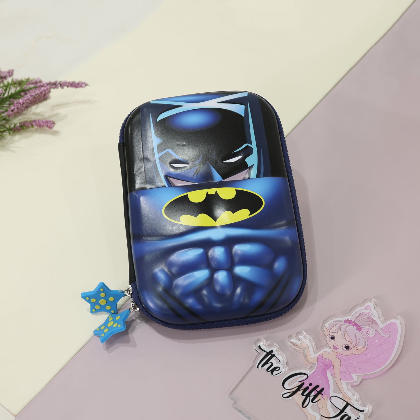 Kids Hard Case Stationery Pouch – Superhero Designs