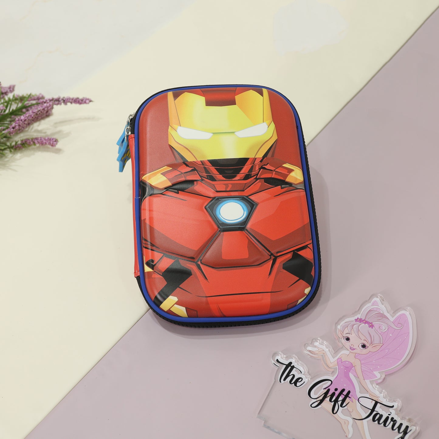 Kids Hard Case Stationery Pouch – Superhero Designs