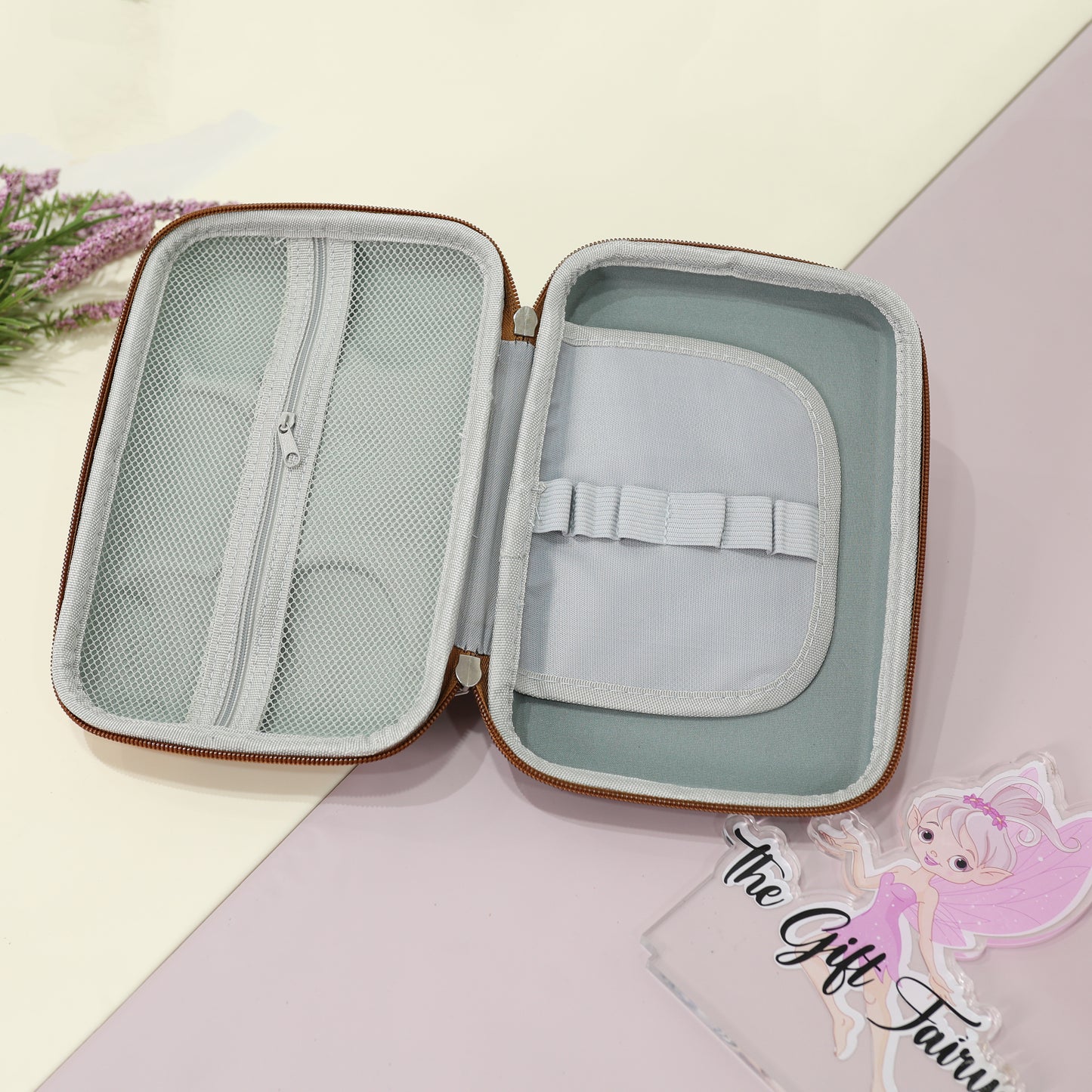 Cute Kids Stationery Pouch – Capybara & Bear Design