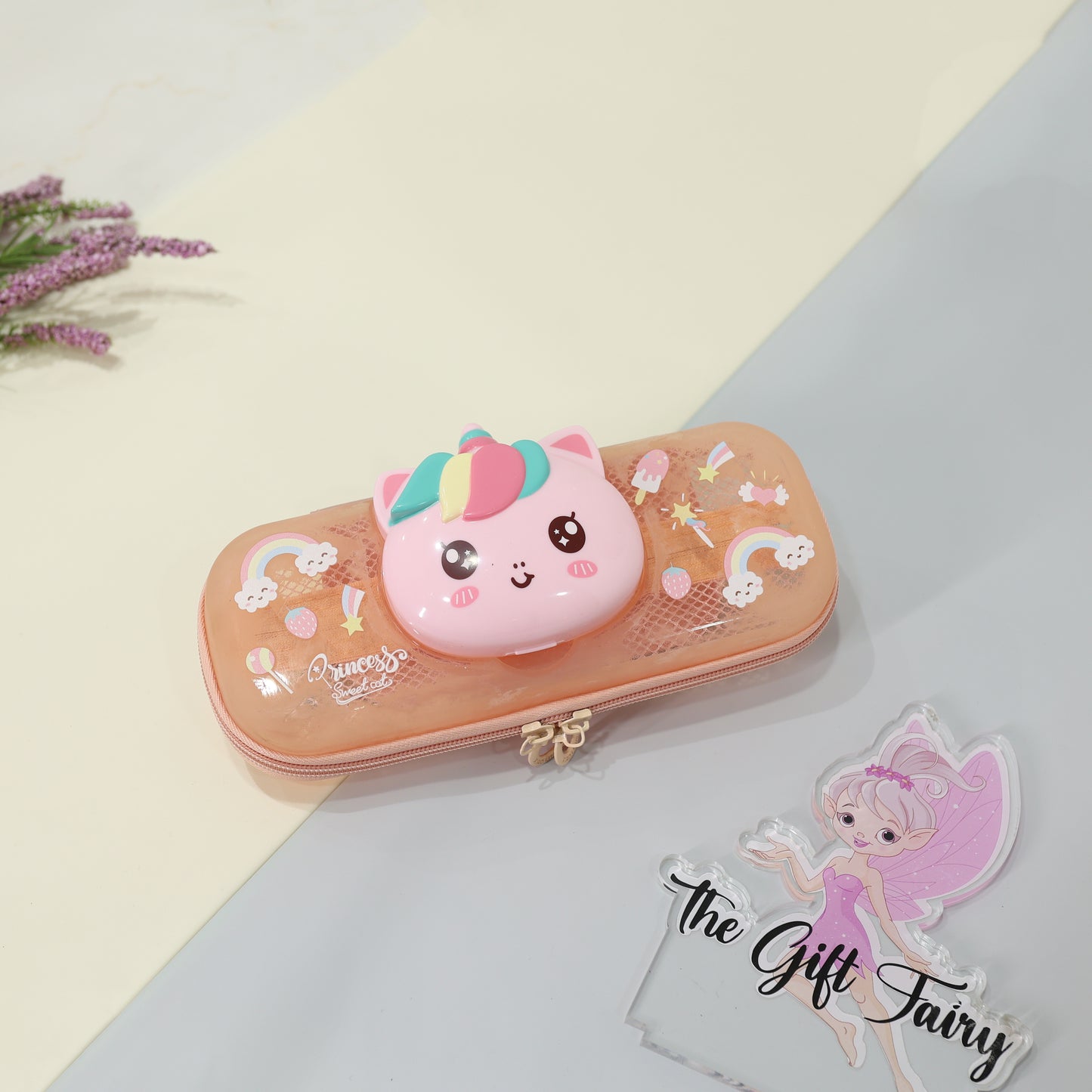 Unicorn Princess Transparent Stationery Pouch