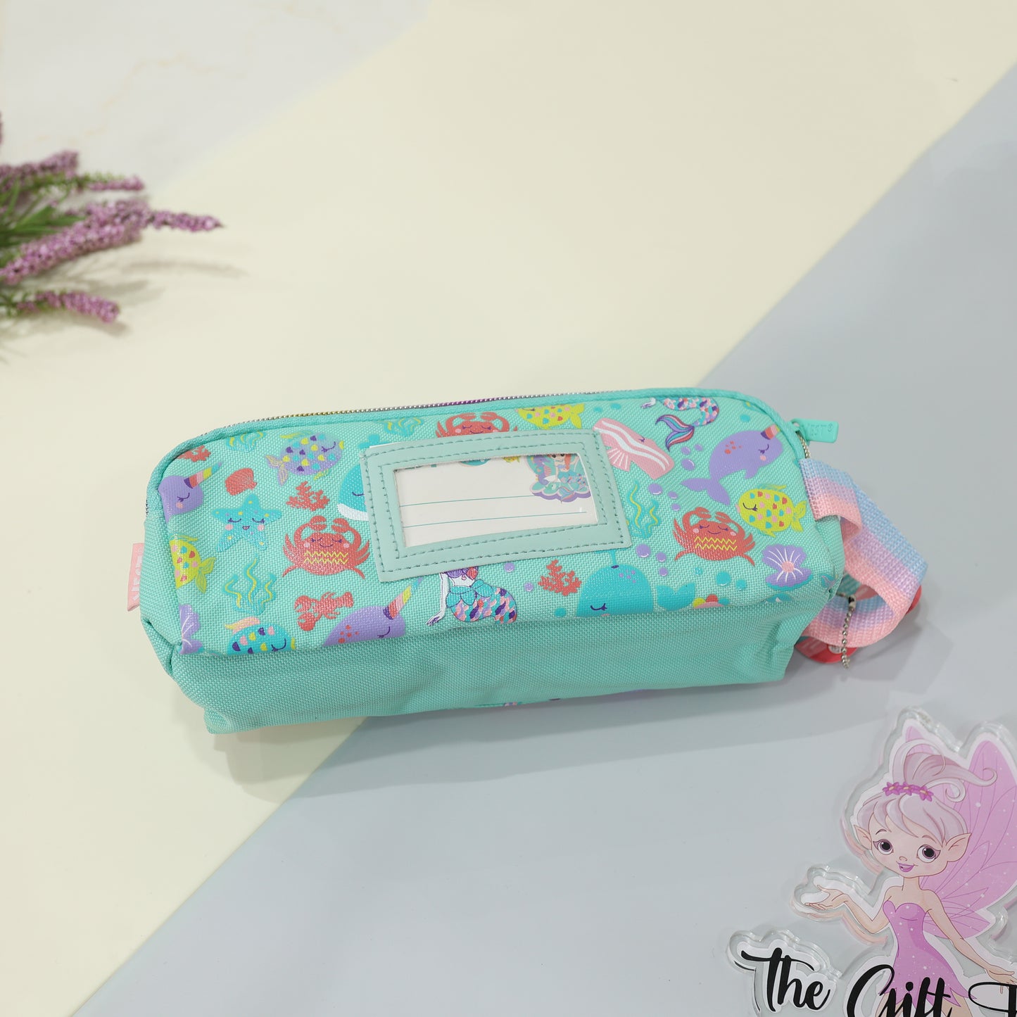 Vest Premium Butterfly & Mermaid Kids Stationery Pouch